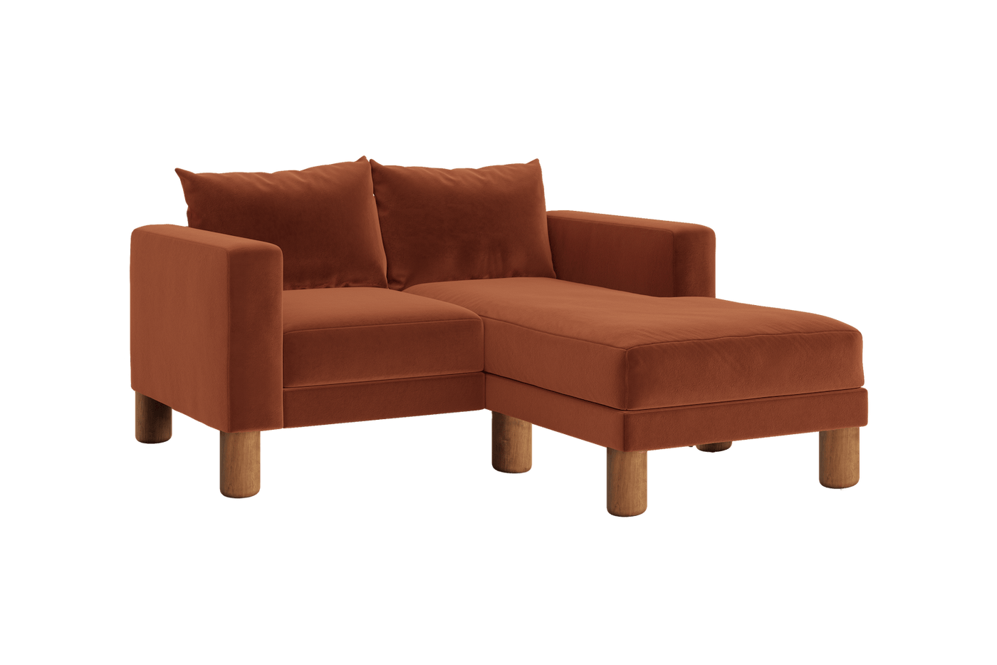 Sabai Design · The Essential Loveseat Sectional in Recycled Velvet | socius design in Rochester, MN