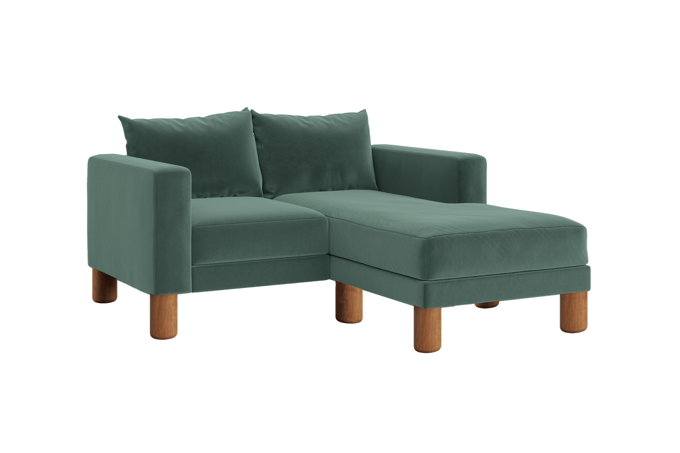 Sabai Design · The Essential Loveseat Sectional in Recycled Velvet | socius design in Rochester, MN