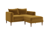 Sabai Design · The Essential Loveseat Sectional in Recycled Velvet | socius design in Rochester, MN