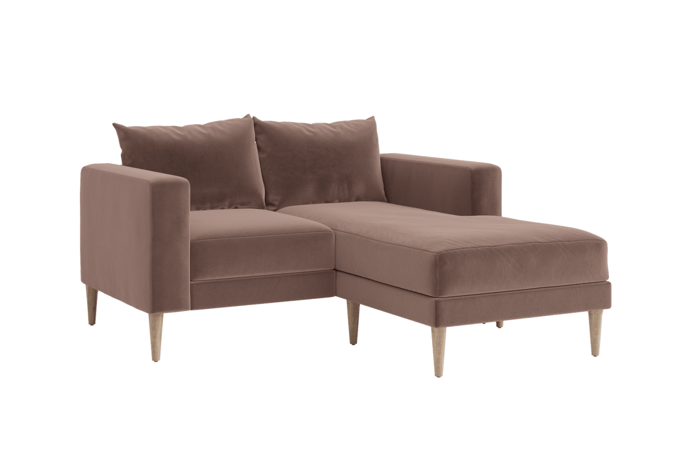 Sabai Design · The Essential Loveseat Sectional in Recycled Velvet | socius design in Rochester, MN