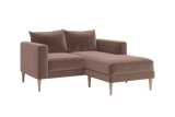 Sabai Design · The Essential Loveseat Sectional in Recycled Velvet | socius design in Rochester, MN