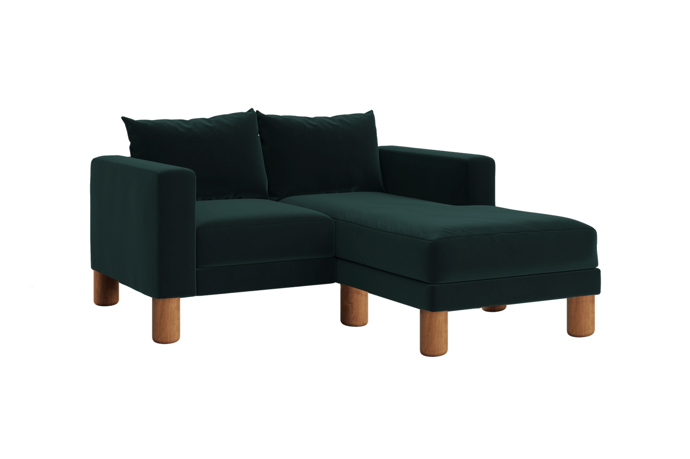 Sabai Design · The Essential Loveseat Sectional in Recycled Velvet | socius design in Rochester, MN
