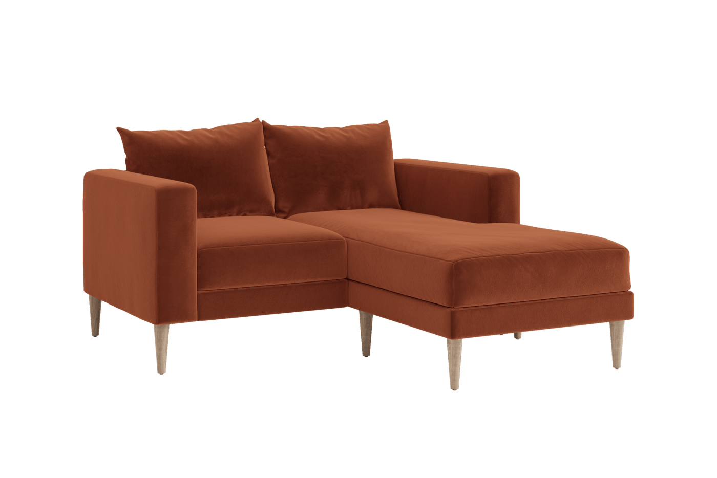 Sabai Design · The Essential Loveseat Sectional in Recycled Velvet | socius design in Rochester, MN