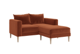 Sabai Design · The Essential Loveseat Sectional in Recycled Velvet | socius design in Rochester, MN