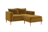 Sabai Design · The Essential Loveseat Sectional in Recycled Velvet | socius design in Rochester, MN