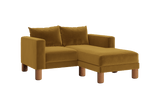 Sabai Design · The Essential Loveseat Sectional in Recycled Velvet | socius design in Rochester, MN