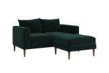 Sabai Design · The Essential Loveseat Sectional in Recycled Velvet | socius design in Rochester, MN