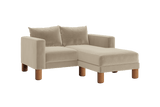 Sabai Design · The Essential Loveseat Sectional in Recycled Velvet | socius design in Rochester, MN