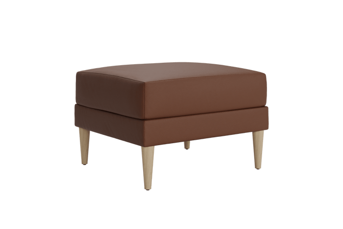 Sabai Design · The Essential Ottoman in Cactus Leather | socius design in Rochester, MN