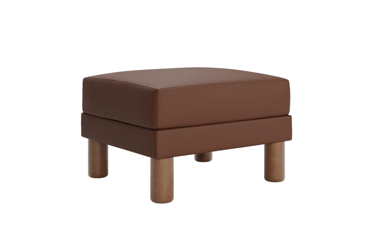 Sabai Design · The Essential Ottoman in Cactus Leather | socius design in Rochester, MN