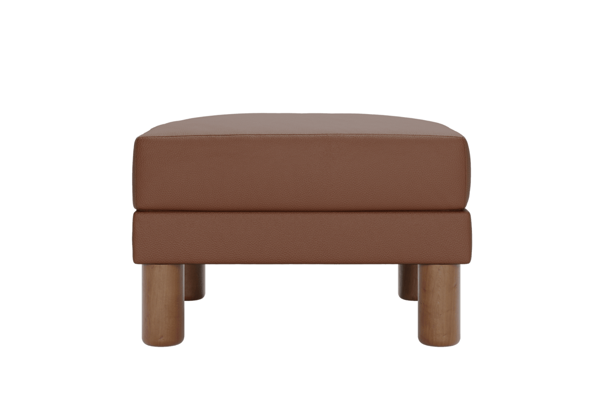 Sabai Design · The Essential Ottoman in Cactus Leather | socius design in Rochester, MN