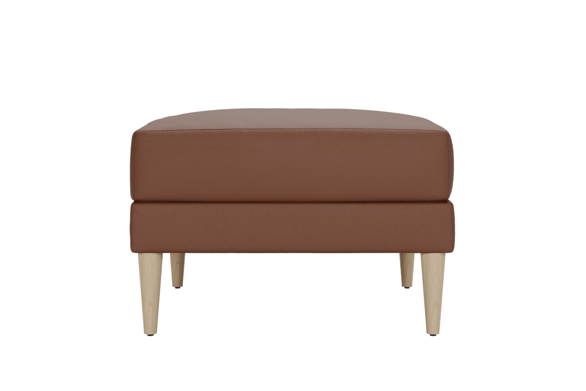 Sabai Design · The Essential Ottoman in Cactus Leather | socius design in Rochester, MN