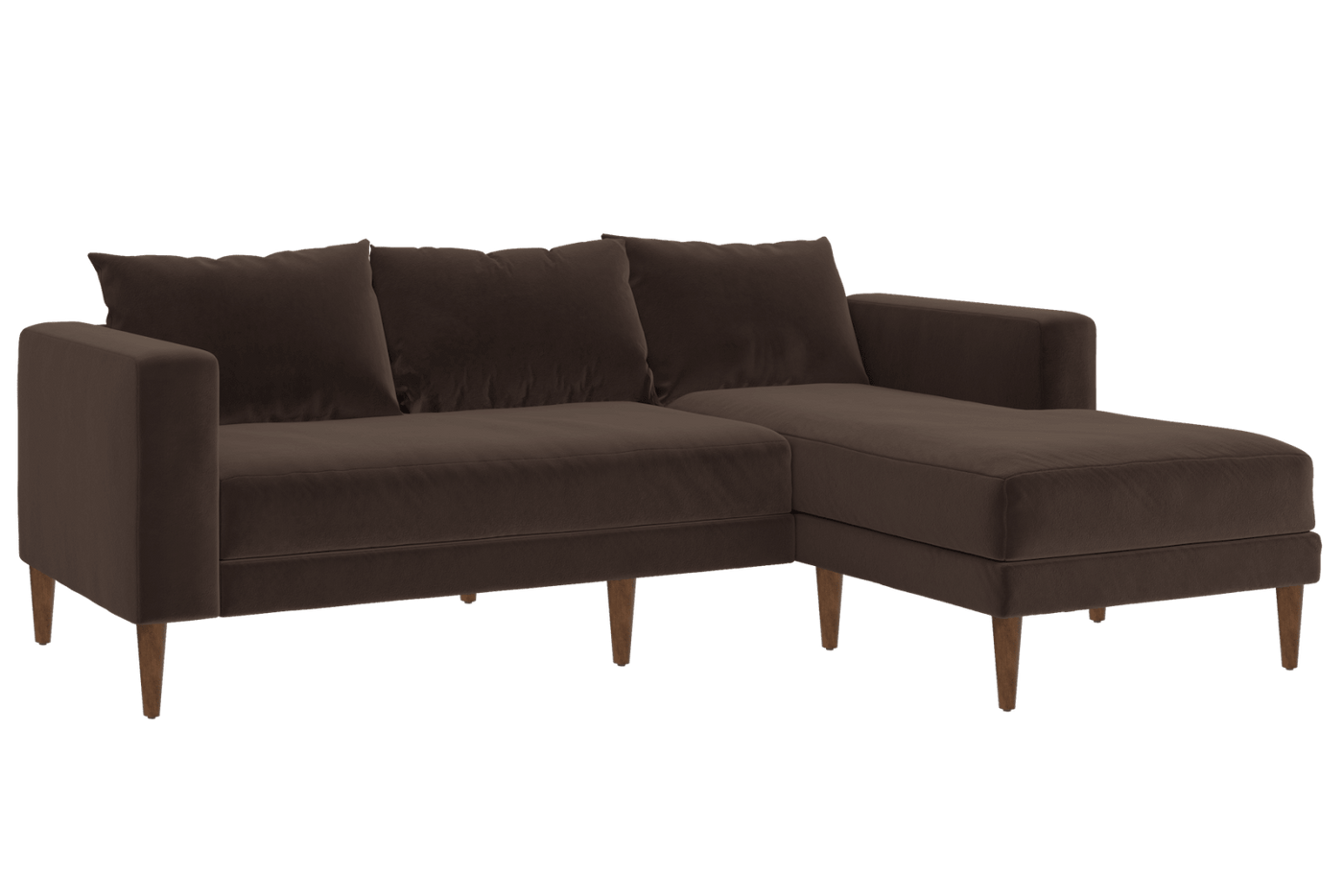 Sabai Design · The Essential Sectional in Recycled Velvet | socius design in Rochester, MN