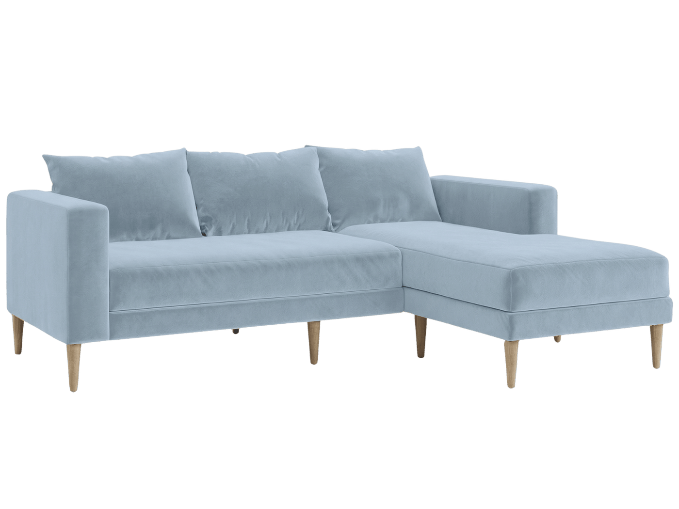 Sabai Design · The Essential Sectional in Recycled Velvet | socius design in Rochester, MN