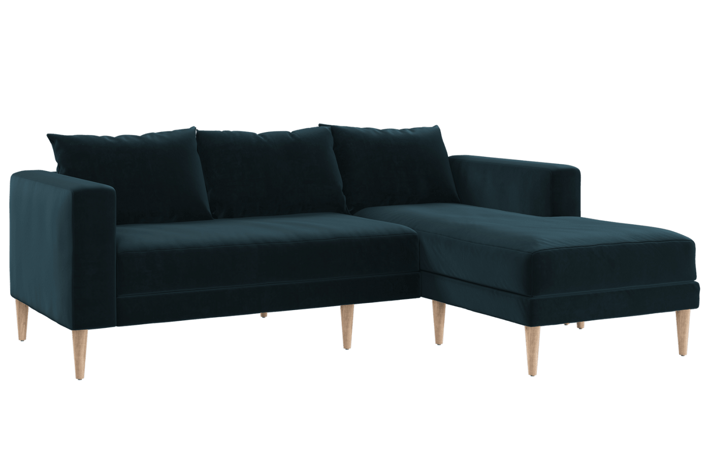 Sabai Design · The Essential Sectional in Recycled Velvet | socius design in Rochester, MN