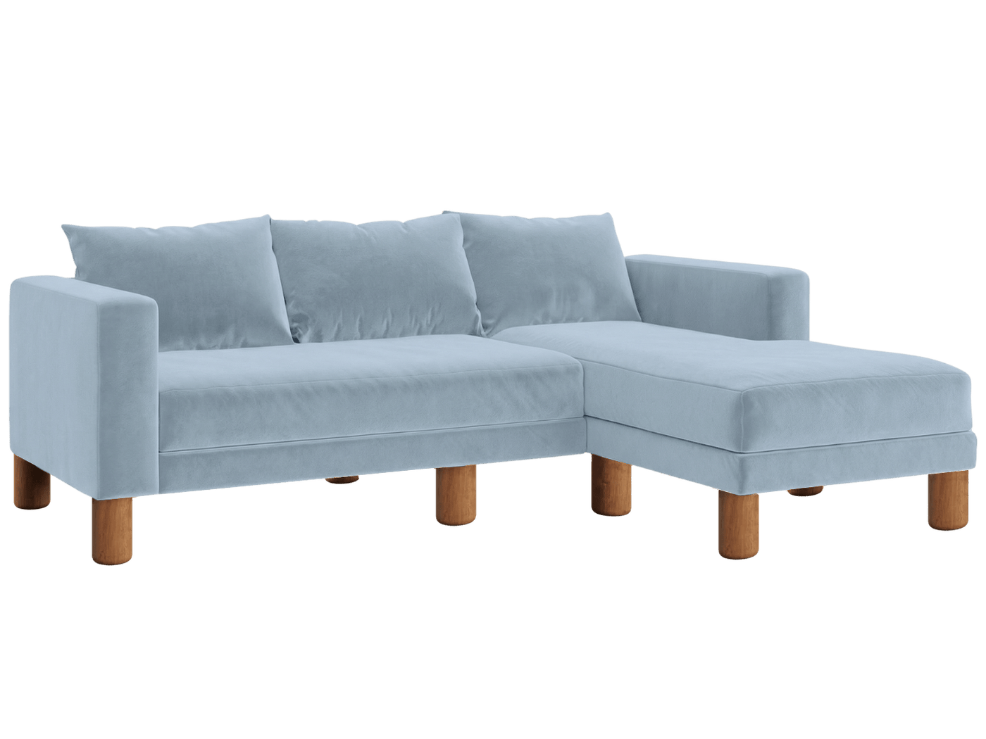 Sabai Design · The Essential Sectional in Recycled Velvet | socius design in Rochester, MN