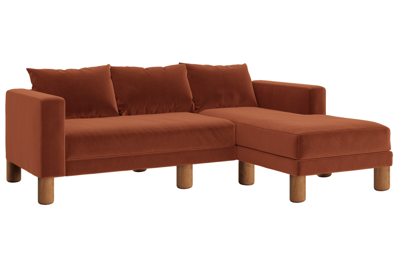Sabai Design · The Essential Sectional in Recycled Velvet | socius design in Rochester, MN