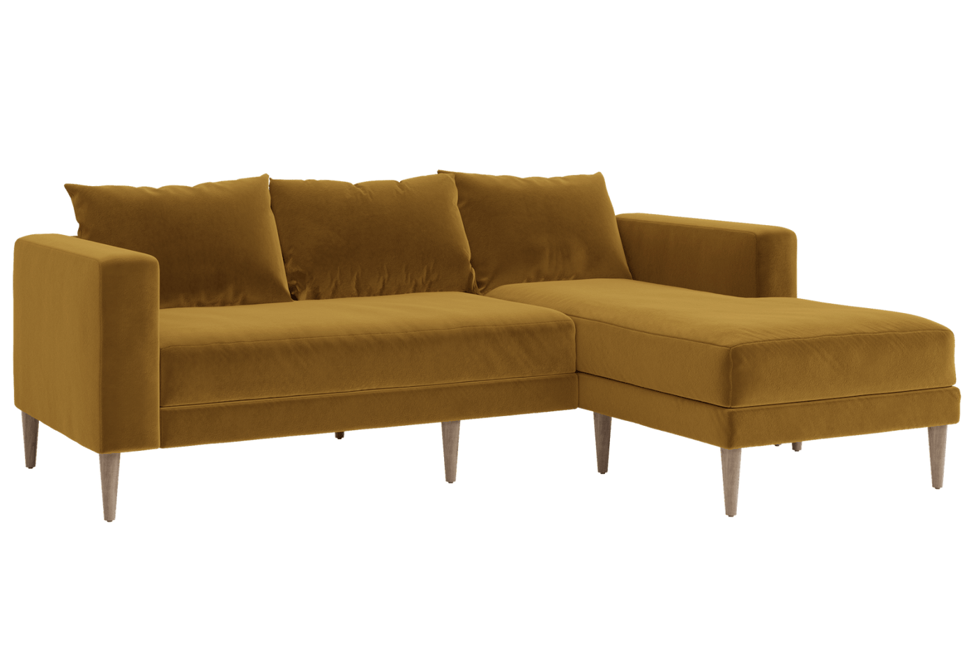 Sabai Design · The Essential Sectional in Recycled Velvet | socius design in Rochester, MN