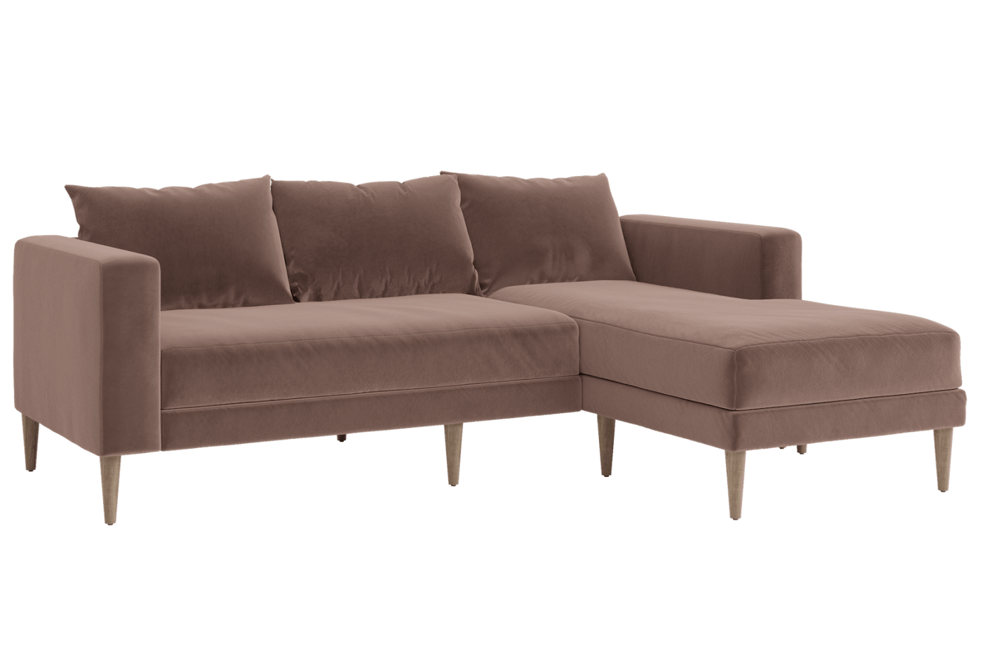 Sabai Design · The Essential Sectional in Recycled Velvet | socius design in Rochester, MN