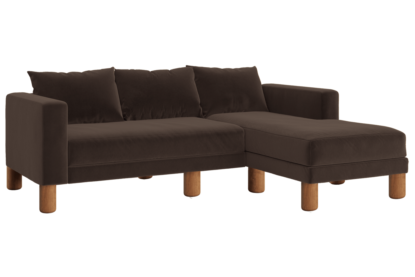 Sabai Design · The Essential Sectional in Recycled Velvet | socius design in Rochester, MN