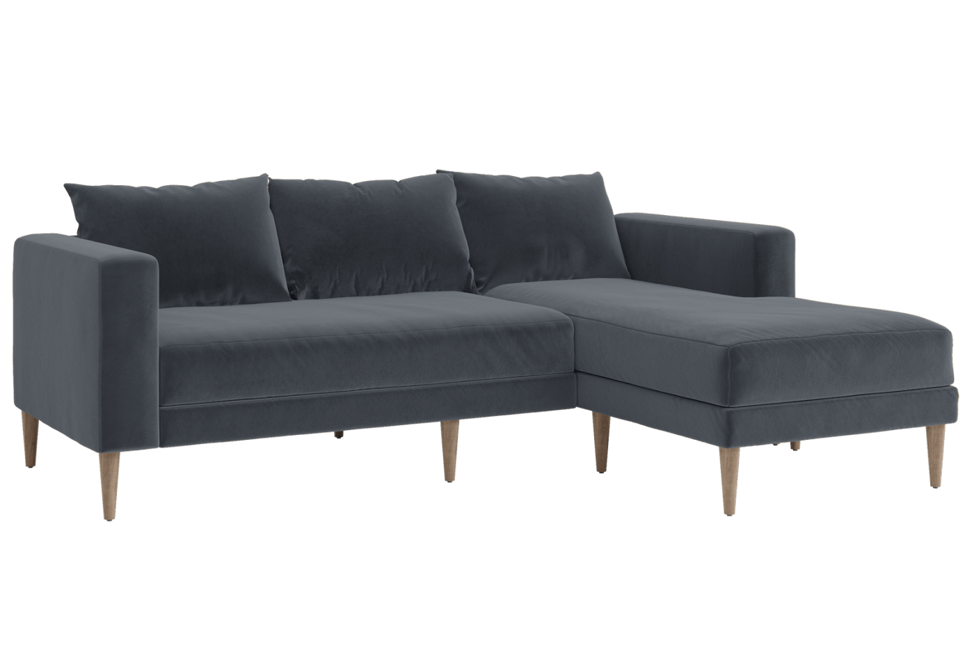 Sabai Design · The Essential Sectional in Recycled Velvet | socius design in Rochester, MN