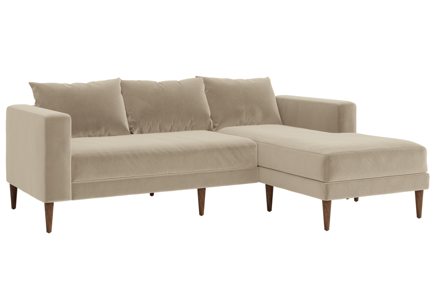 Sabai Design · The Essential Sectional in Recycled Velvet | socius design in Rochester, MN
