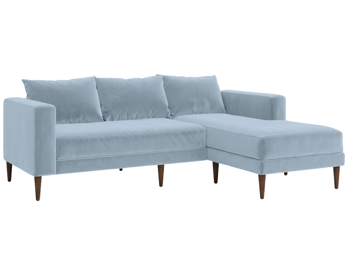 Sabai Design · The Essential Sectional in Recycled Velvet | socius design in Rochester, MN