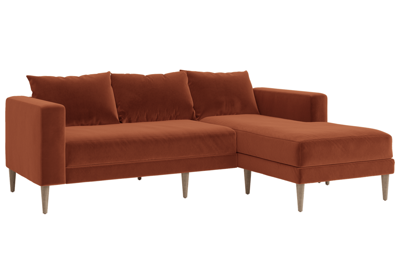Sabai Design · The Essential Sectional in Recycled Velvet | socius design in Rochester, MN
