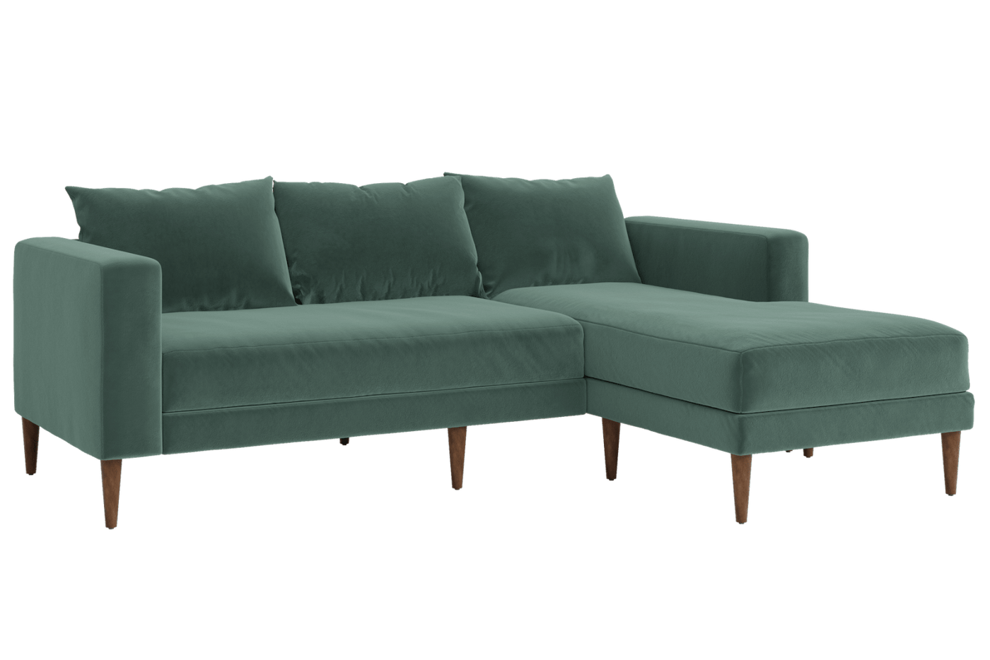 Sabai Design · The Essential Sectional in Recycled Velvet | socius design in Rochester, MN