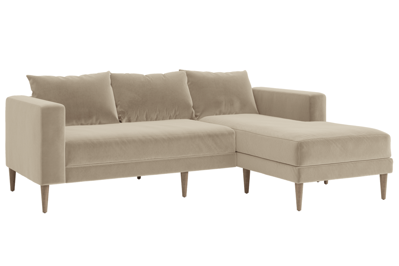 Sabai Design · The Essential Sectional in Recycled Velvet | socius design in Rochester, MN