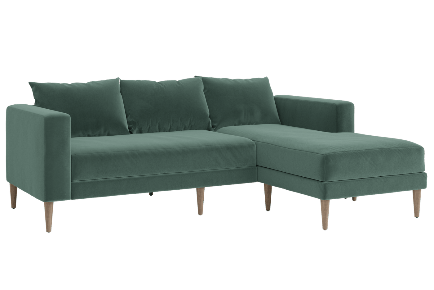 Sabai Design · The Essential Sectional in Recycled Velvet | socius design in Rochester, MN