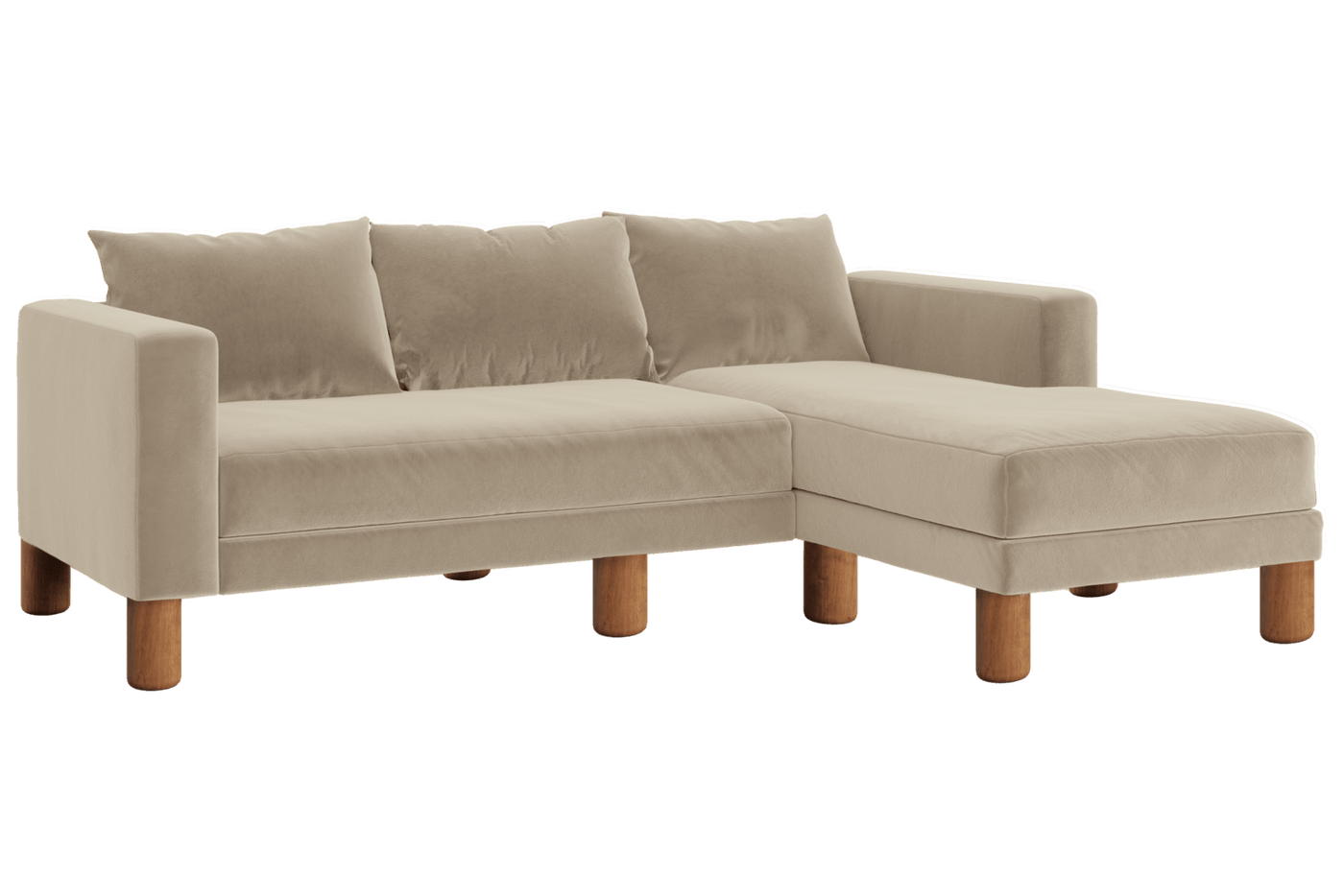 Sabai Design · The Essential Sectional in Recycled Velvet | socius design in Rochester, MN