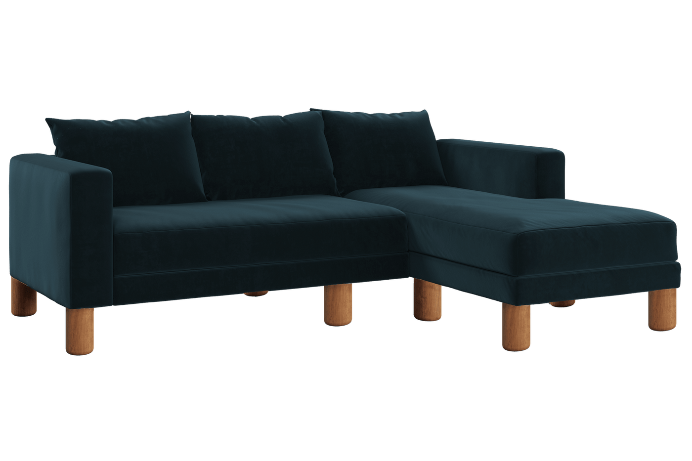 Sabai Design · The Essential Sectional in Recycled Velvet | socius design in Rochester, MN