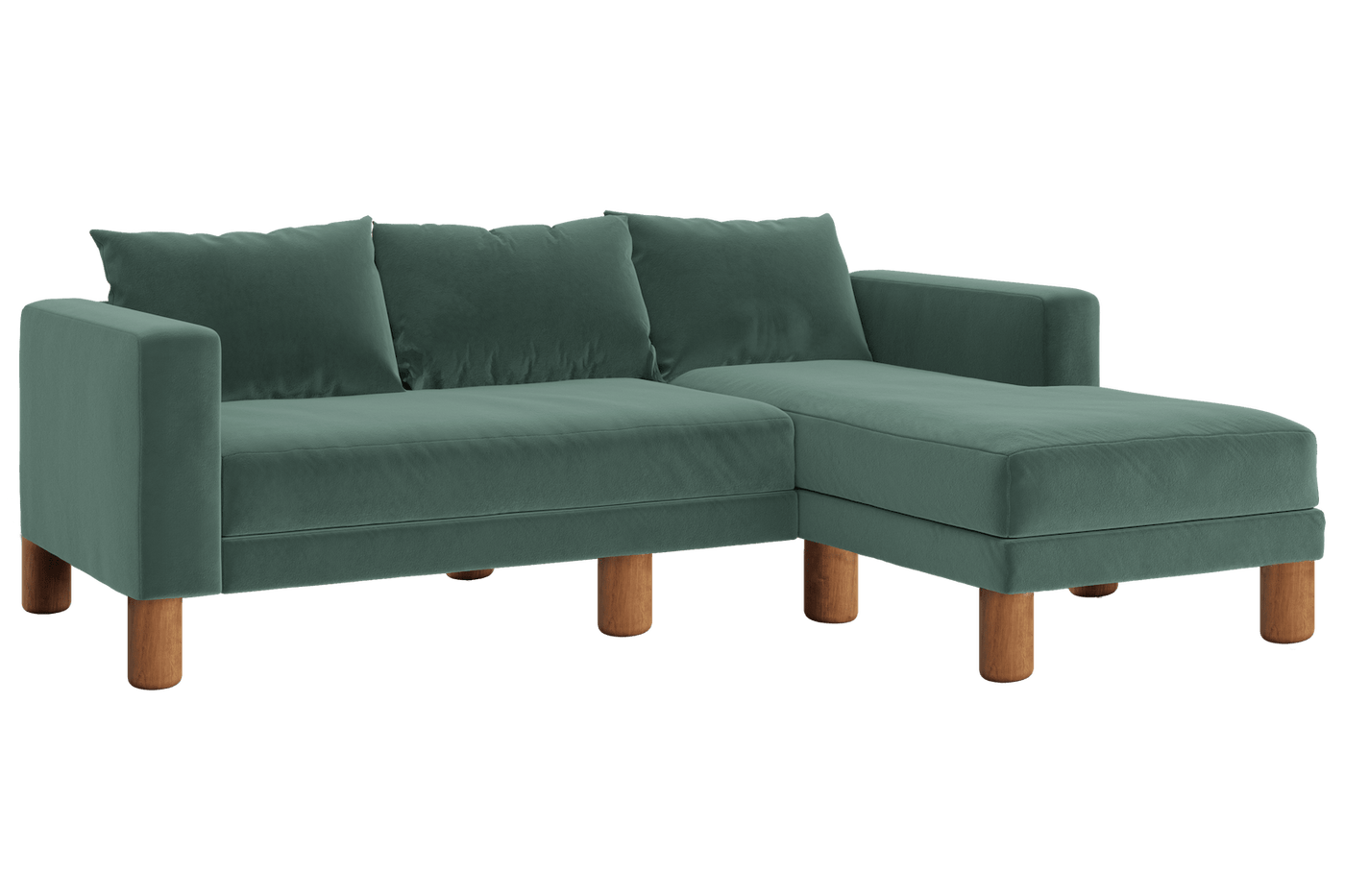 Sabai Design · The Essential Sectional in Recycled Velvet | socius design in Rochester, MN