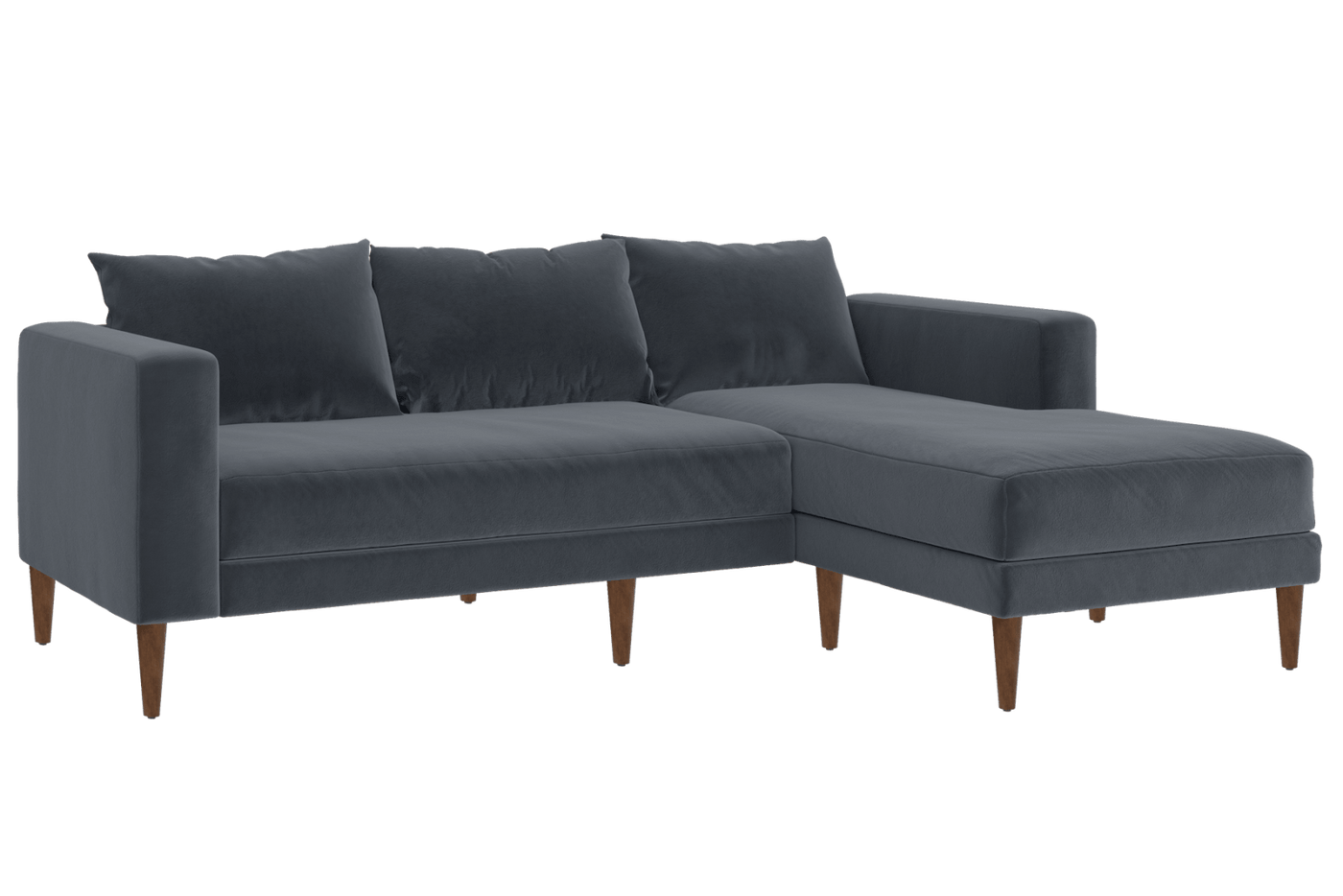 Sabai Design · The Essential Sectional in Recycled Velvet | socius design in Rochester, MN