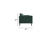 Sabai Design · The Essential Sofa in Cactus Leather | socius design in Rochester, MN