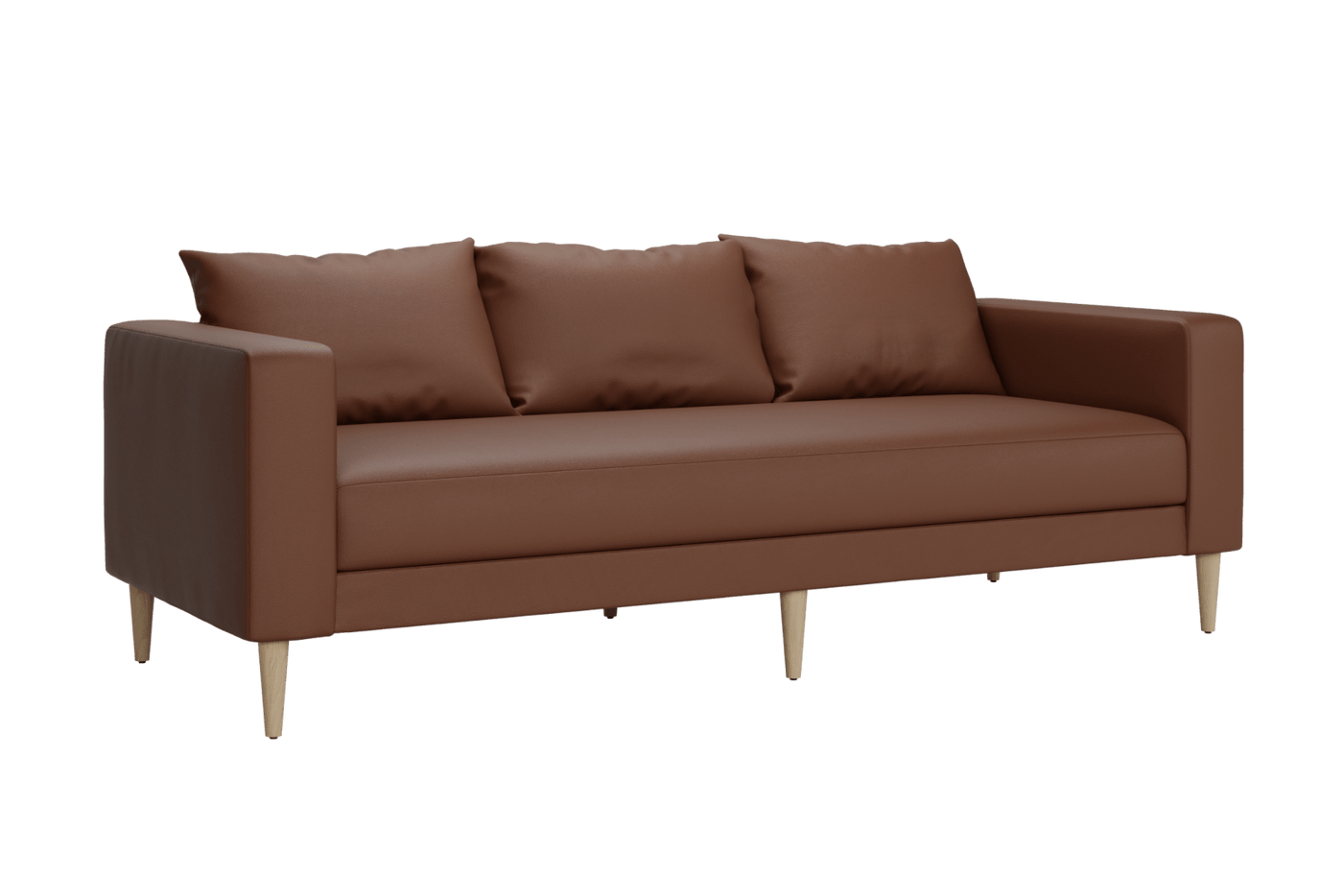 Sabai Design · The Essential Sofa in Cactus Leather | socius design in Rochester, MN