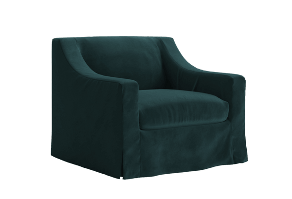 The Evergreen Chair in Recycled Velvet