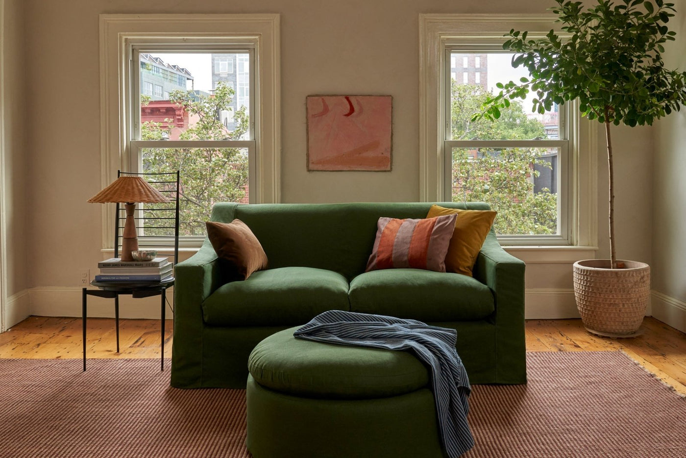 Sabai Design · The Evergreen Loveseat in Recycled Velvet | socius design in Rochester, MN