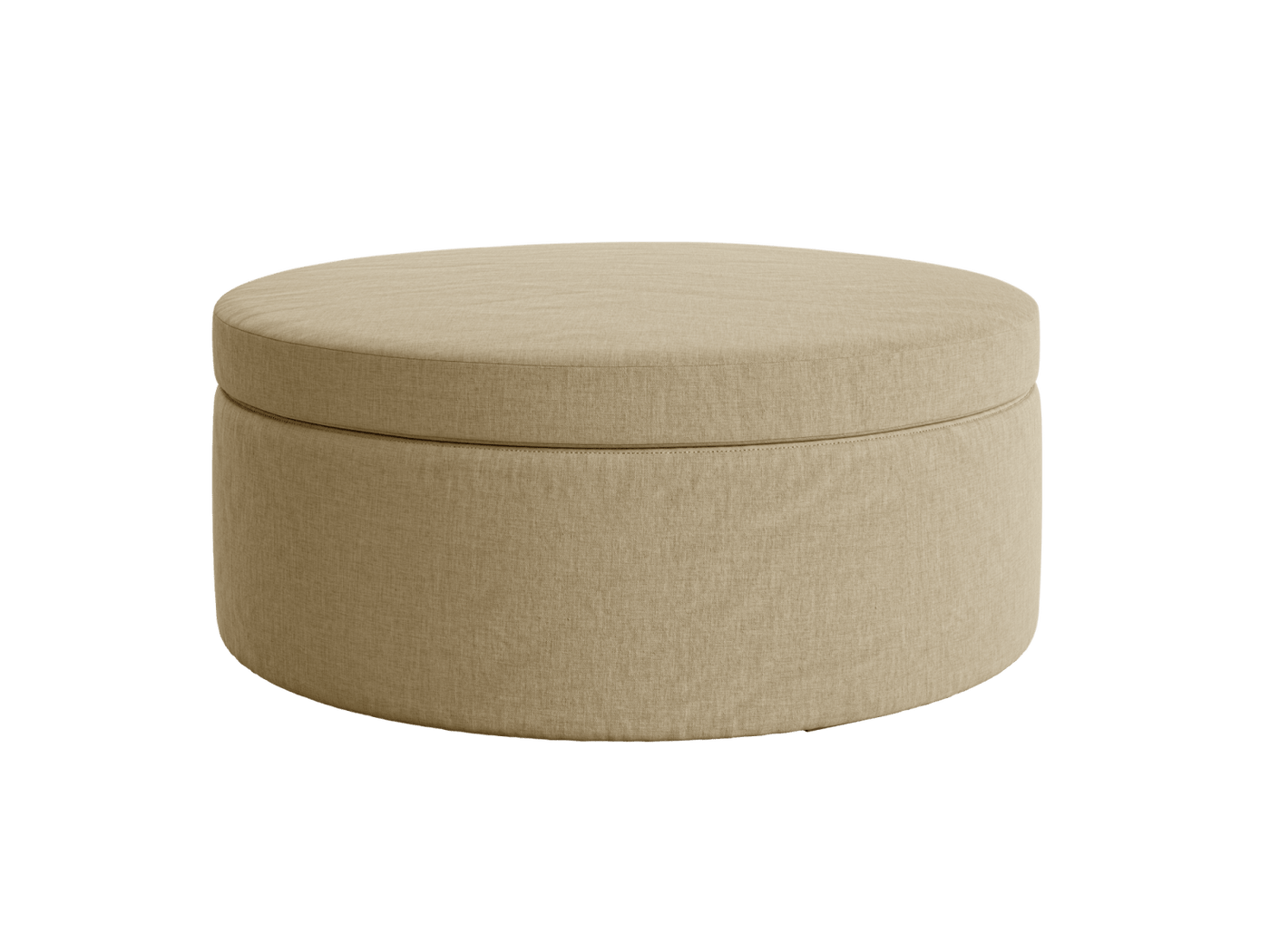 Sabai Design · The Evergreen Storage Ottoman in Hemp | socius design in Rochester, MN