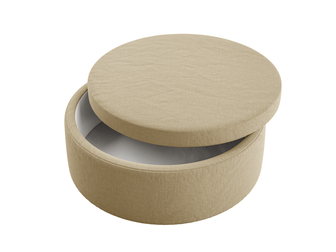 Sabai Design · The Evergreen Storage Ottoman in Hemp | socius design in Rochester, MN
