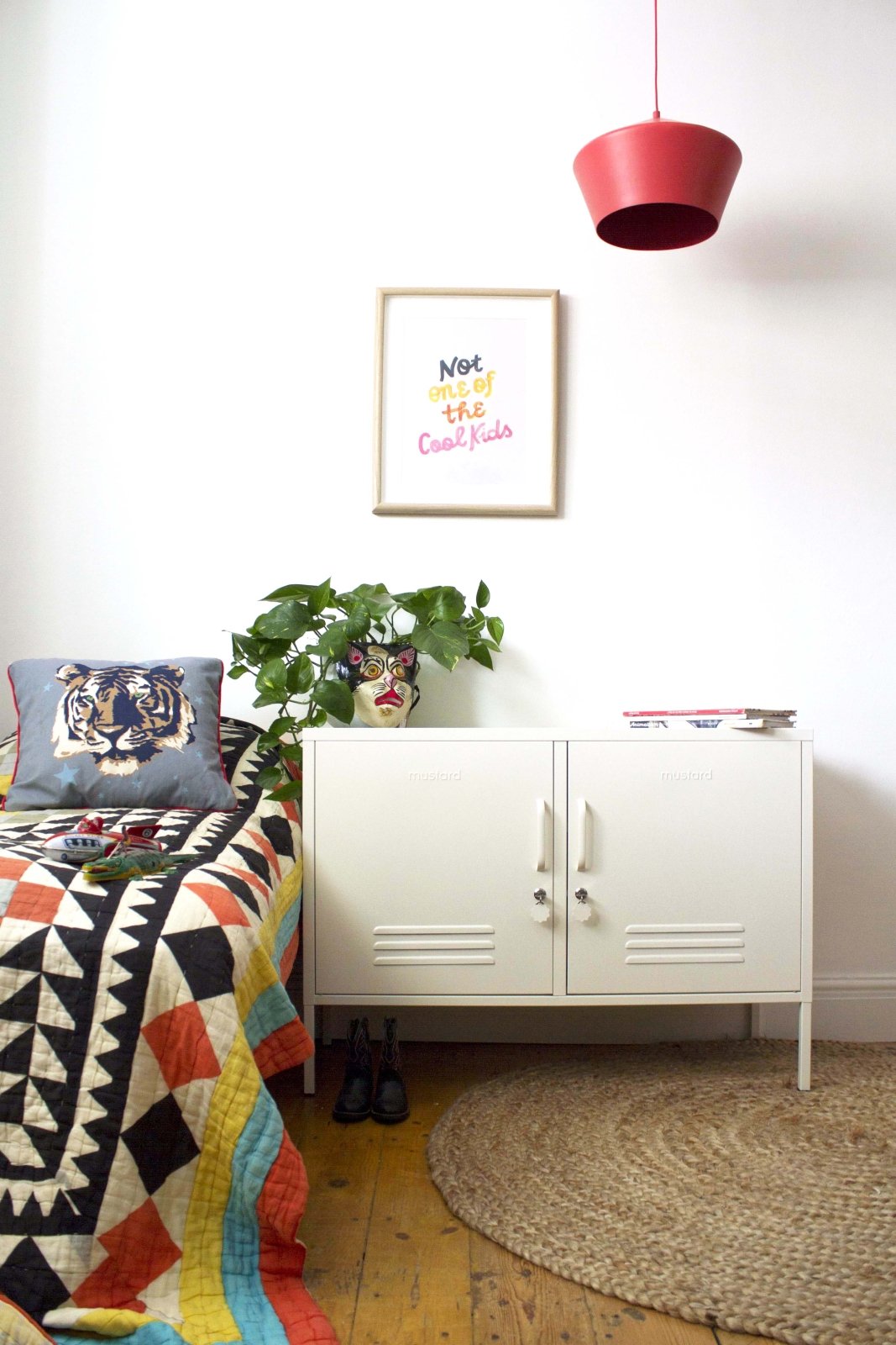 Mustard Made the Lowdown in Chalk at socius design shop in Rochester, MN.