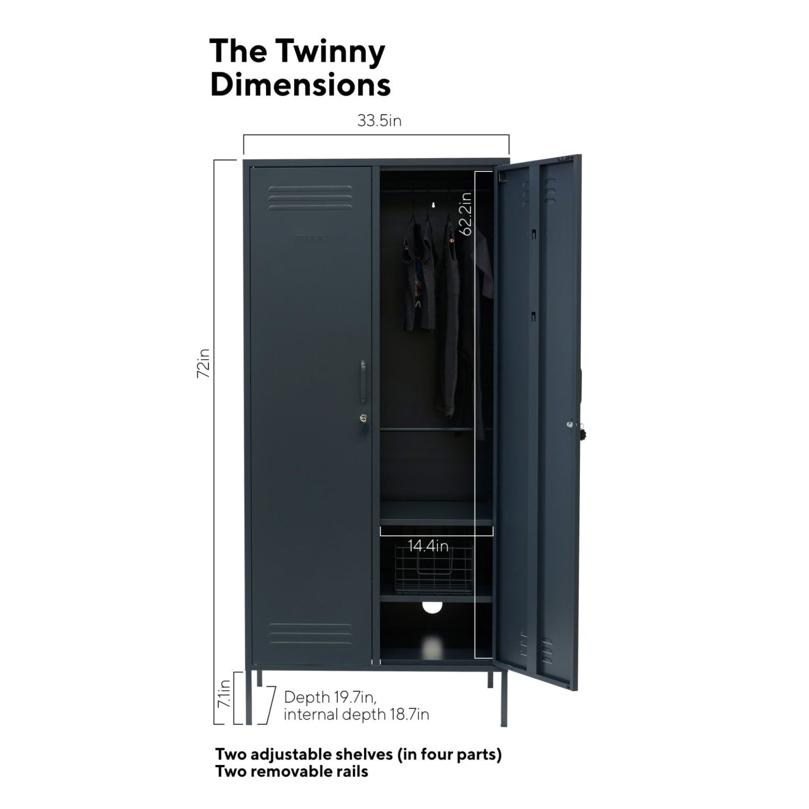 Mustard Made · The Twinny in Slate | socius design in Rochester, MN