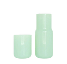Gry Mattr by Joe Mimran · Tinted Glass Carafe Set · Jade | socius design in Rochester, MN