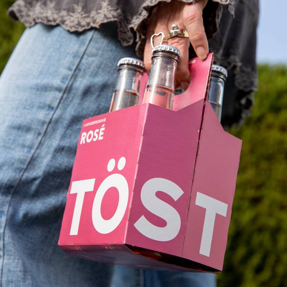 TÖST Beverages · TÖST ROSÉ · 250mL 4 - Pack | socius design in Rochester, MN