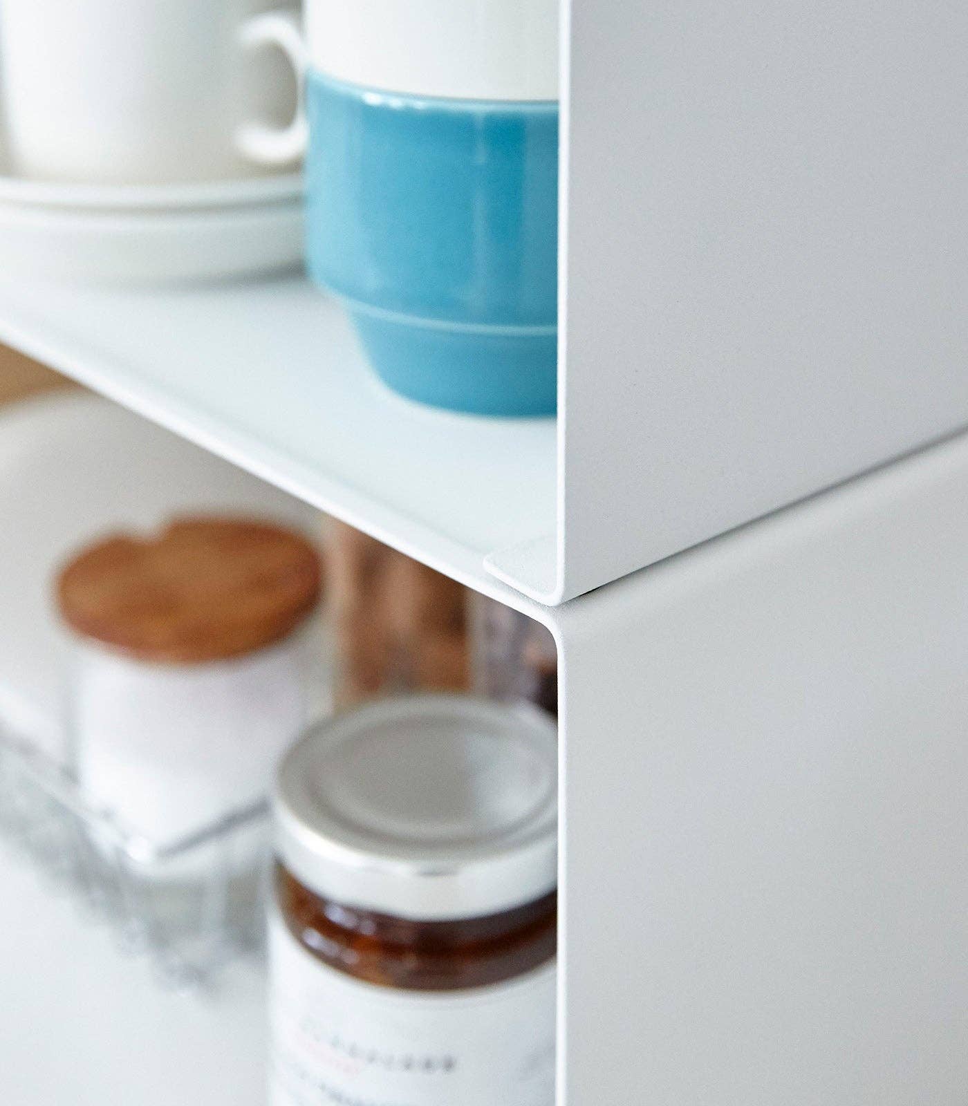 Yamazaki Home · Tower Stackable Countertop Shelf - Steel - Large: White | socius design in Rochester, MN