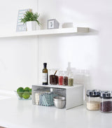 Yamazaki Home · Tower Stackable Countertop Shelf - Steel - Large: White | socius design in Rochester, MN