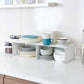 Yamazaki Home · Tower Stackable Countertop Shelf - Steel - Large: White | socius design in Rochester, MN