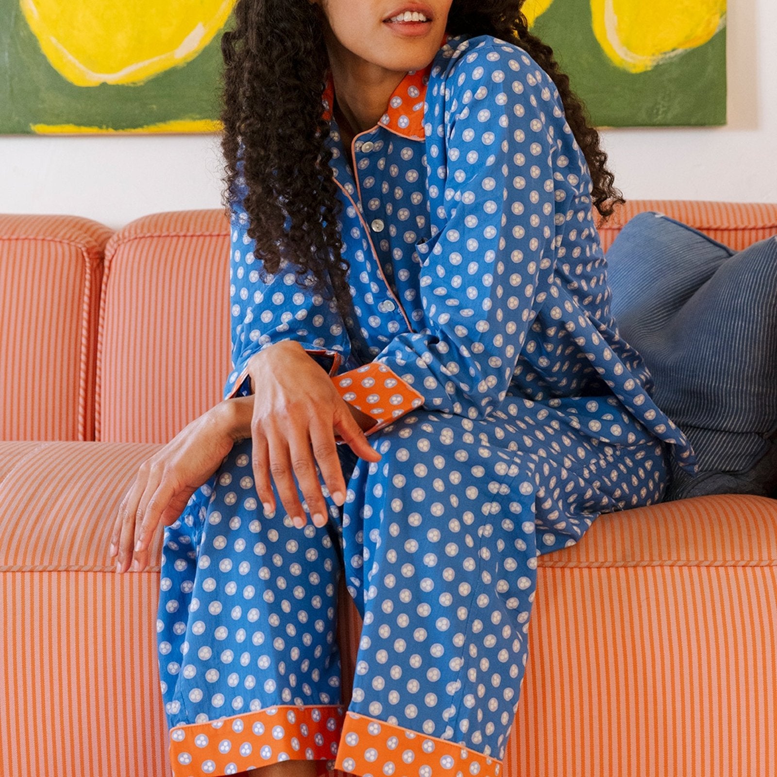 Block Shop · Triple Dot Pajama Set | Royal | socius design in Rochester, MN