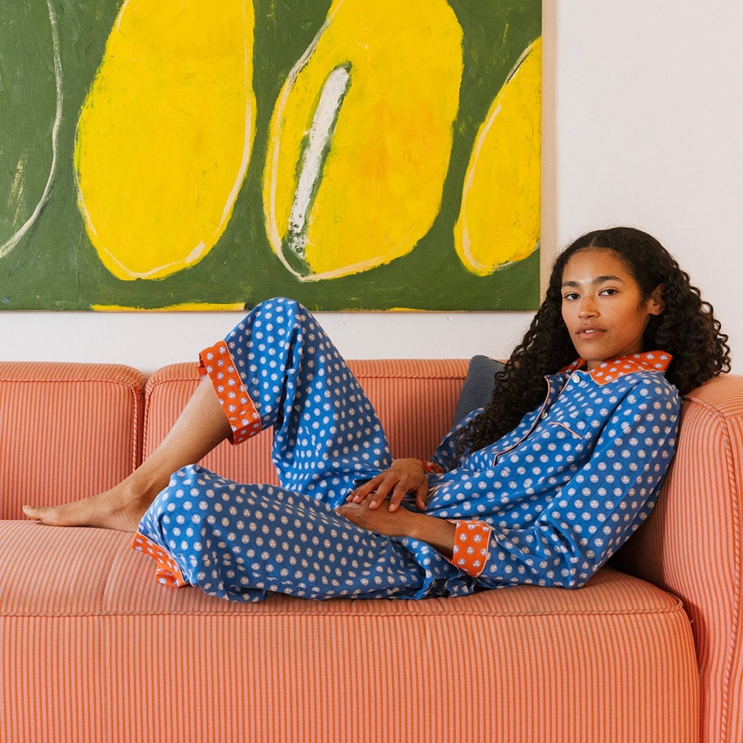 Block Shop · Triple Dot Pajama Set | Royal | socius design in Rochester, MN